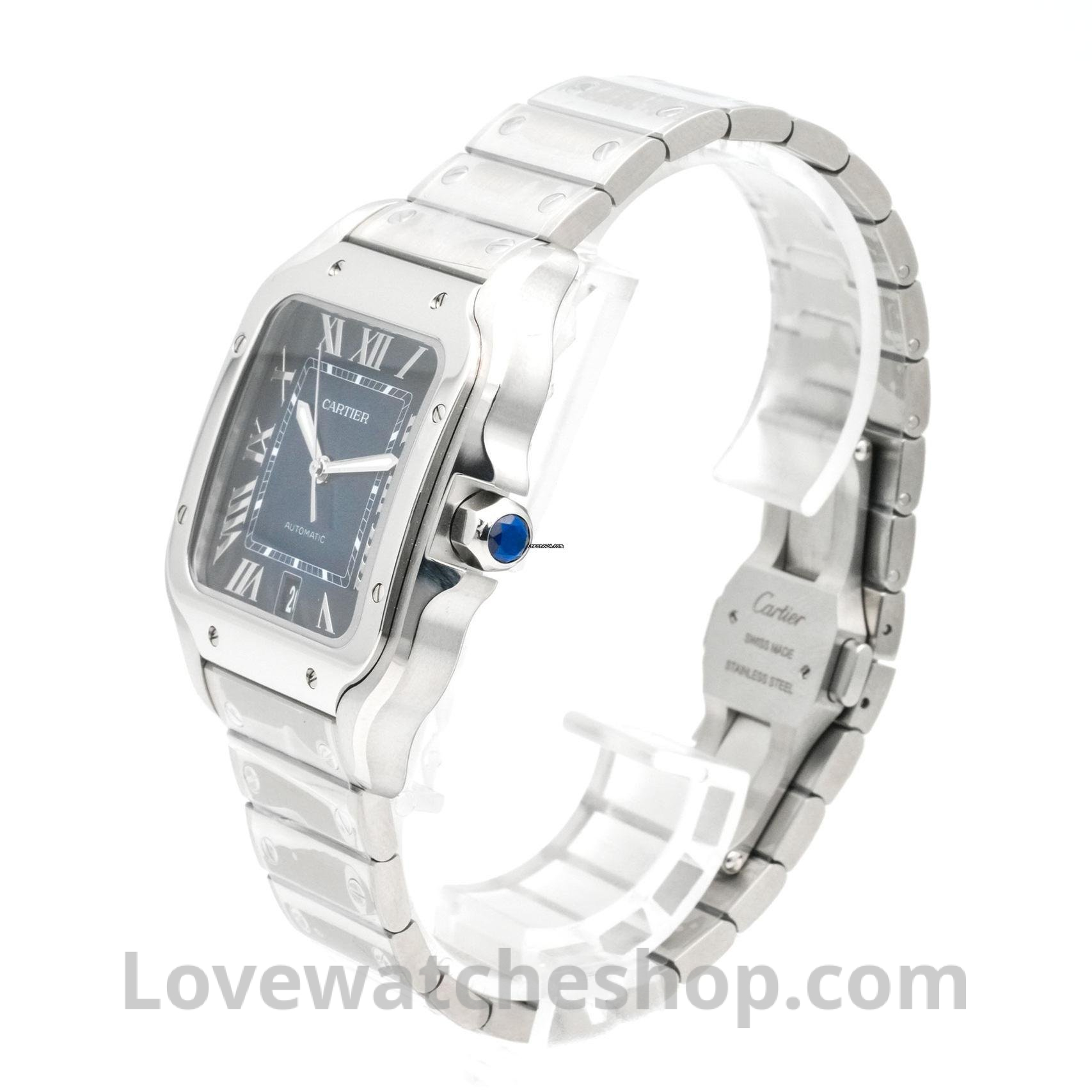 Cartier Santos De Cartier Ref. WSSA0071 – Blue Dial – NEW 2025 – Full ...